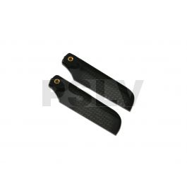 213651 CF Tail Rotor Blade Set (77mm)